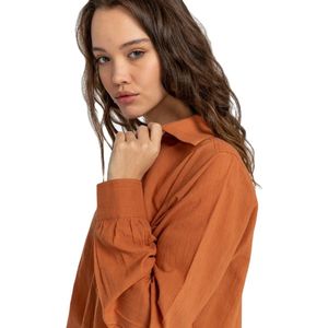 Billabong Swell Overshirt/blouse - Golden Brown