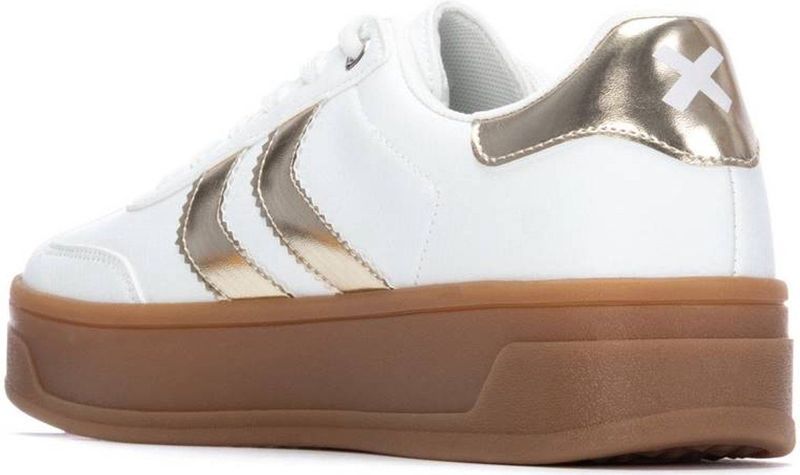 Xti - 14458501-LEOPARDO - Trainers - Zwart - Plat - Veters - Casual - Dierenprint