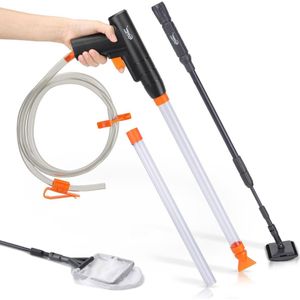 Aquarium Stofzuiger - Bodemreiniger - Gravel Cleaner – Bodemzuiger - Aquariumstofzuiger - Schoonmaakset Met Toebehoren - Aquarium Reiniging En Schoonmaken – Glasreiniger