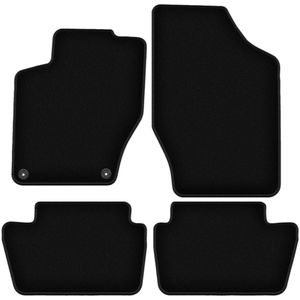 BASIC zwarte veloursmatten voor: Citroen C4 II hatchback, stationwagen (2010-2018)