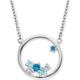 Engelsrufer - Ketting - Zilver - 925 Sterling Zilver - Zirkonia - Lengte circa 44 cm