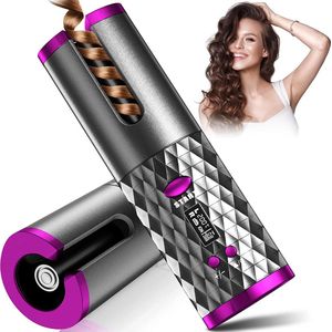 OxyFlowzy® - Automatische Draadloze Haarkruller – Hair Curler Keramisch 140/200 Graden – Professioneel – Verassingskleur