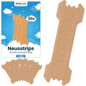 DreamCare Neusstrips Lift - Anti Snurk - Neusspreider - tegen Snurken - Neuspleisters - Nose Strips - 60 stuks