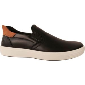ECCO - Soft 7 Easy - Slip-on Sneaker - Zwart/Cognac
