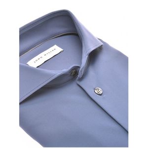John Miller - Overhemd Blauw John Miller Lange Mouw Overhemd Blauw 5142460