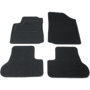 Automatten op maat - zwart stof - geschikt voor Citroen C3 2002-2009