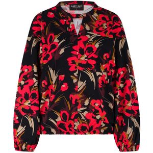 Lady Day - Belen - Blousetop - Lange Mouwen - Ronde Hals met V Split Detail