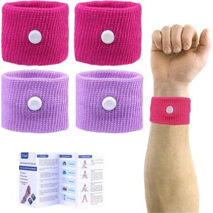 Anti-misselijkheid polsbandjes voor zwangeren - 2 paar - Extra ruime variant - Effectieve oplossing tegen bewegingsziekte