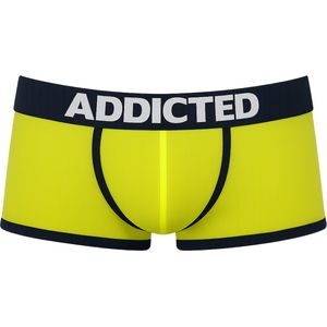 ADDICTED Light Boxer Yellow - MAAT S - Heren Ondergoed - Boxershort voor Man - Mannen Boxershort