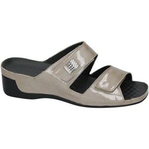 Vital -Dames -  taupe - slipper - muiltje - maat 40