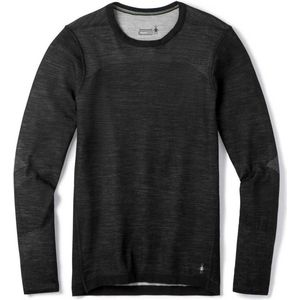 Smartwool - Intraknit Thermal Merino Base Layer Crew - Ondershirt - Zwart-Wit
