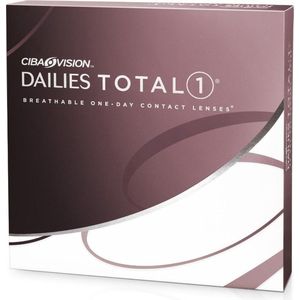 Alcon - Dailies Total 1 - Daglenzen - 90 Lenzen - Silicone Hydrogel