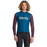 Sportful - Supergiara Logo Thermal - Trui - Blauw - Lange Mouwen
