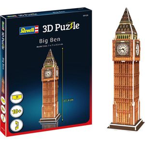Big Ben Mini 3D-puzzel (13 delen) - Bouwtijd 50-60 minuten