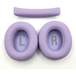 Vervangende oorkussens en hoofdband, geschikt voor JBL Tune T700BT,JBL Tune T710,JBL Tune T720, JBL Tune T750BTNC,JBL Tune T760NC draadloze Bluetooth over-ear hoofdtelefoons. (Kleur: Paars)