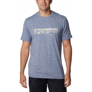 Columbia - Kwick Hike - T-shirt - Grijs - Korte Mouwen