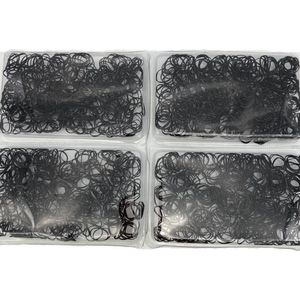 Mini Haarelastiekjes - Set 1500 Stuks - Zwart