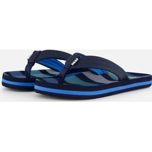 Reef Kids Ahideep Sea Stripes Jongens Slippers - Blauw - Maat 36