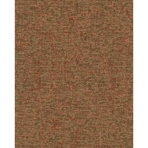 Textiel look behang Profhome DE120056-DI vliesbehang hardvinyl warmdruk in reliëf gestempeld in textiel look mat bruin oranje 5,33 m2