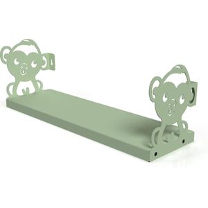 Gorillz Monkey - Kinderkamer - Accessoires - Boekenplank - Groen