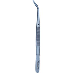 Benelux Surgical Instruments / Tandheelkundig pincet gebogen - LONDON-COLLEGE dental tweezer