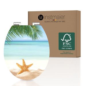 instmaier toiletzitting - MDF hout - duurzaam met FSC-certificering - Beach