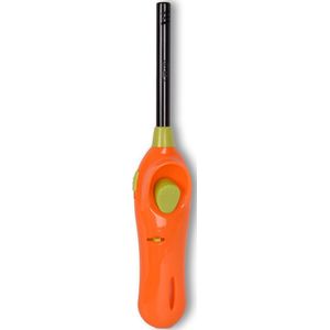 Oranje & Groene Elektrische Aansteker met Kinderbescherming - 22cm Plastic, Perfect voor BBQ, Kaarsen, en Outdoor Avonturen