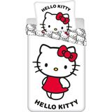 Hello Kitty - Dekbedovertrek - Wit - 140 x 200 cm - 70 x 90 cm - Katoen