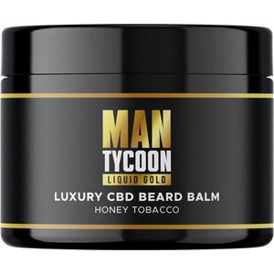 Unieke baardbalsem met CBD van ManTycoon. Heerlijke en exclusieve Honing-Tabak geur. Verzorgt en voedt huid en baard. THC en PMO vrij.