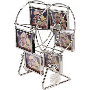 Uniek roterend wielrek - Gepersonaliseerde familiefotolijst voor bruiloftsfotografie - Studio Woondecoratie .