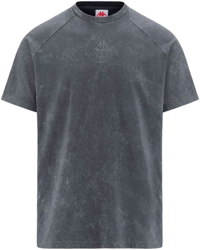 Kappa Lope Authentic Premium T-shirt Met Korte Mouwen Grijs L Man