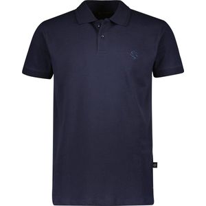 Gino Santi Heren Polo Shirt Smart Cotton Navy | Maat M