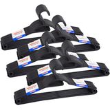 Plasticforte - Kledinghangers - Zwart - 50x - Kunststof - 40 cm