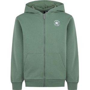 Converse Kids Dissected Sweatshirt Met Rits Groen 13-15 Years Jongens
