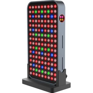 Lifelab Professional 720 watt Roodlichttherapie Lamp – LED Lichttherapie met 7 Golflengten (Rood, Blauw, Groen & nabij Infrarood NIR) – Pulsefunctie – Voor Huid, Acne, Collageen, Spierherstel, Gewrichten & Pijnverlichting – 4 Instelbare Kanalen