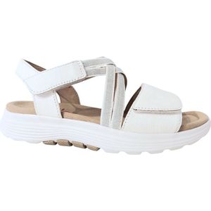 Gabor - Rollingsoft - Sandaal - Wit - Gladleer - Textiel Gevoerd