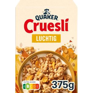 Quaker Cruesli - Ontbijtgranen - Luchtig Naturel - 375 gr