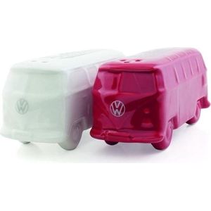Brisa peper en zoutstrooier set Volkswagen T1 bus - Rood