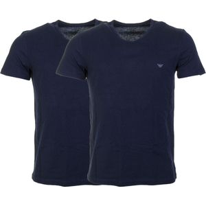 Emporio Armani T-shirt - Maat M  - Mannen - blauw