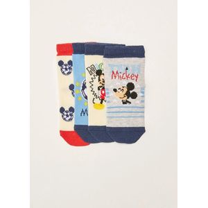 Mickey mouse 4 paar sokjes jongens