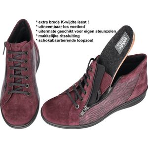 Solidus - KATE - Veterboots - Bordeaux - Comfort-Orthopedisch