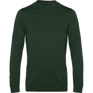 2-Pack Sweater 'French Terry' B&C Collectie maat XS Forest Green