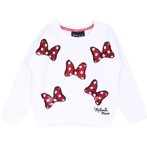 Wit sweatshirt met strikjes Minnie Mouse DISNEY