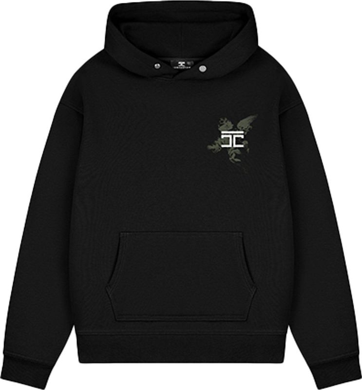 JorCustom Above All Fleece Oversized Hoodie - Black XS