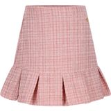 Le Chic - TIVVY - Plooirok - Roze - Charming Tweed