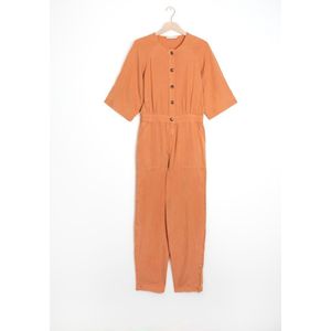 Sissy-Boy - Warm bruine jumpsuit met knopen