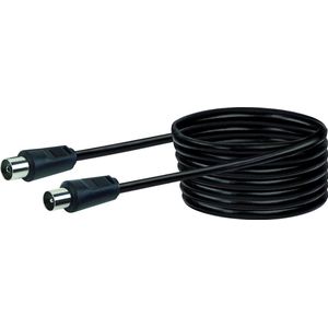 Kabel TV Coax 1 Meter - Geschikt voor Ziggo, Telenet, Caiway - Coax Kabel - Man naar Vrouw Coaxiale Televisie Kabel