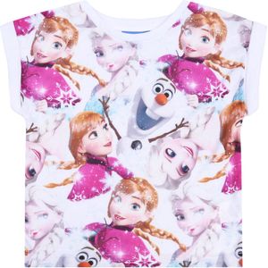 Crèmekleurig T-shirt FROZEN DISNEY