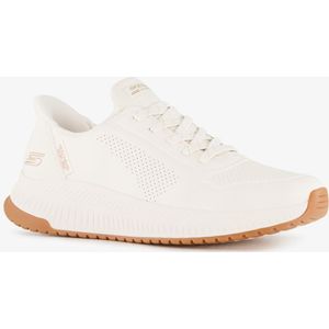 Skechers - BOBS SQUAD 4 - Slip-on Sneakers - Wit - Laag