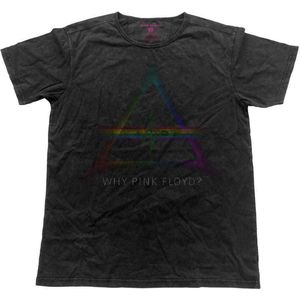 Pink Floyd - Why Vintage Heren T-shirt - XL - Zwart